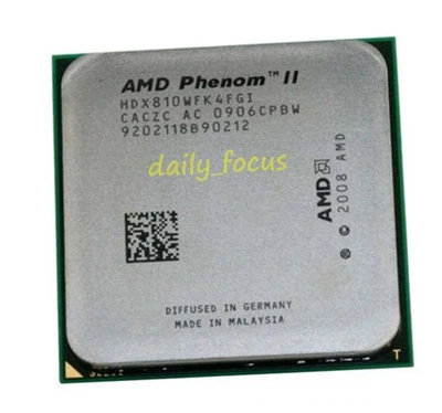 AMD Phenom II X4 810 HDX810WFK4FGI 2.6GHz AM2+/AM3 4M 667 MHz CPU Processor - Image 1 of 4