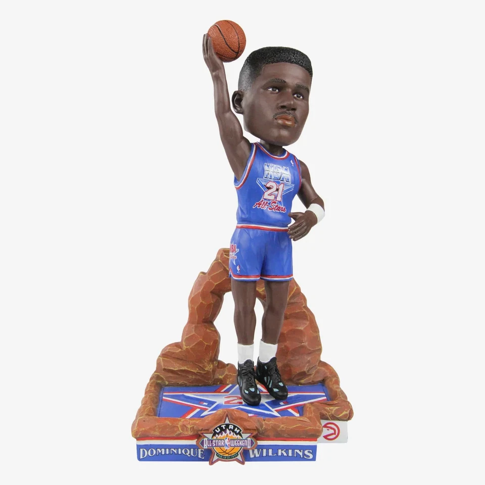 Dominique Wilkins Atlanta Hawks 1993 All-Star Game Bobblehead NBA Basketball - Image 1 of 1