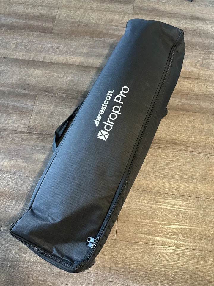 Kit Westcott X-Drop Pro + Telón de fondo gris 8x13 pies Foto 1 de 4