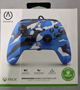 PowerA Enhanced Wired Controller for Xbox Series X|S - Blue Camo - Picture 1 of 1