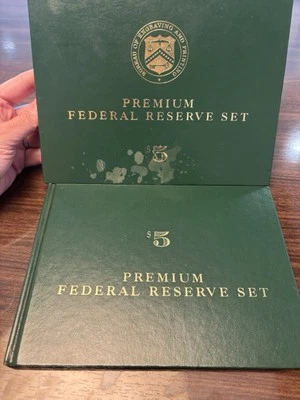 1999 $5 Premium Federal Reserve Set 12 Notes BEP $5 Matching Low 4 Digit 1285 SN - Image 1 of 4