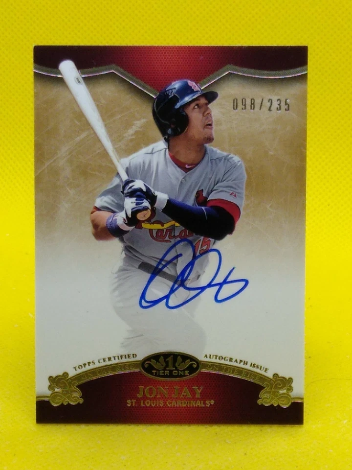 John Jay 2012 Topps Tier One AUTOGRAPH #OR-JJ ***98/235*** - Image 1 of 2