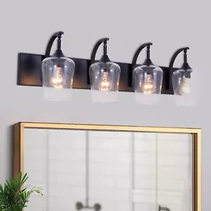 4-Lights Wine Glasses Wall Lamp Bathroom Bedroom Vanity Wall Light Over Mirror - Picture 1 of 14