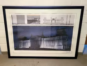 Bild Christo Verhüllter Reichstag Berlin Kunstdruck Nr. 7 gerahmt Alurahmen 1999 - Bild 1 von 5