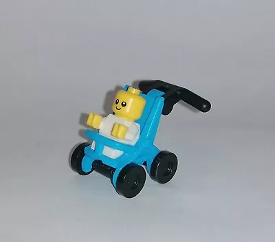 LEGO City - Baby im Kinderwagen - Minifigur Trolley Buggy Child Kind Stroller - Bild 1 von 4
