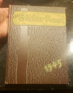 1945 Missoula County High School Yearbook The Bitter Root Missoula Montana - Picture 1 of 8