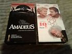 Amadeus & I.Q. Meg Ryan Walter Matthau Tim Robbins VHS 1980ERer Film 2er-Set