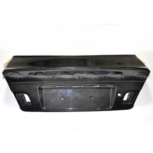 Cubierta de bota para BMW E46 M3 2000-2006 fibra de carbono estilo CSL tapas maletero - Imagen 1 de 4