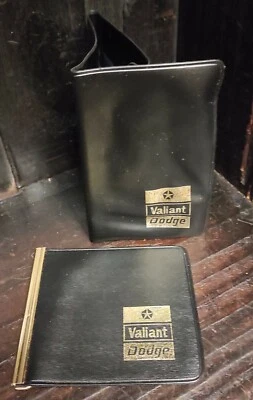 CARTERA Y CARPETA DE DOCUMENTOS DE COLECCIÓN RARA ARGENTINA VALIANT PLYMOUTH DODGE AÑOS 60 ANUNCIO Foto 1 de 4