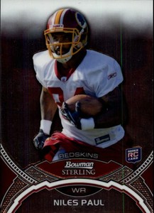 2011 Bowman Sterling Football Card #9 Niles Paul Rookie