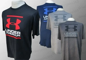 Men's Genuine Under Armour UA T-Shirt Tee Cotton Blend Big Logo M L XL XXL New - Picture 1 of 39
