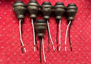 LOWEST PRICE!!!  6 Industrial/Iron Pipe Lamp/Light Sockets 1-1/4"x3/4" FREE SHIP - Picture 1 of 1