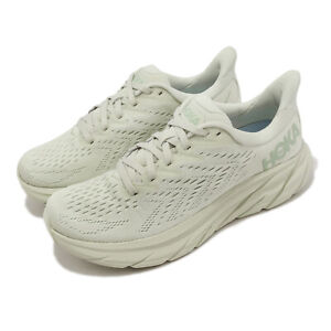 Hoka Clifton 8 Smoke Green Women Road Running Sports Shoes Sneakers 1119394-SGCT