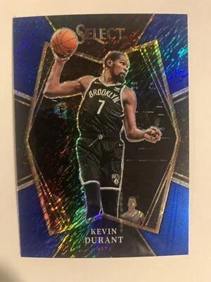 Kevin Durant 2021-22 panini select basketball premier level blue prizm 135 - Image 1 of 2