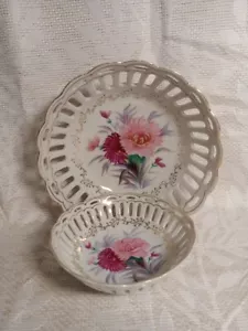Vintage Aiyo China ~ Set di 2 ciotole da portata ~ Made in Occupated Japan - Foto 1 di 5