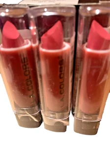 3X L.A. Colors Moisture Rich Lip Color - Lipstick - Pink Shade - *PINK-A-BOO* - Picture 1 of 3
