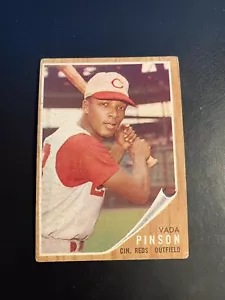 1962 TOPPS BASEBALL #80 VADA PINSON!! (RUGHE) SPEDIZIONE 1€!! - Foto 1 di 2