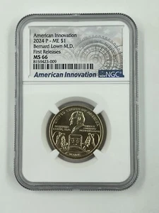 ⭐ON HAND⭐2024 P American Innovation MAINE P NGC MS 66 FIRST RELEASES! - Picture 1 of 3