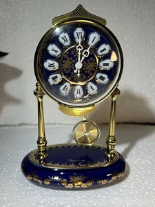 Reloj Schmeckenbecher azul con detalles dorados no funciona - Imagen 1 de 7