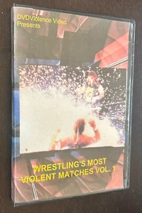 DVD VIOLENCE -- Wrestlings Most Violent Matches Vol 1 DVD -- Cactus Jack Funk - Imagen 1 de 2