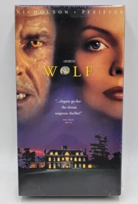 Wolf VHS Cassette Tape Jack Nicholson Michelle Pfeiffer New Factory SEALED - Image 1 of 4