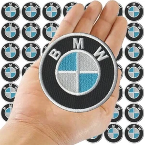 Wholesale BMW German Car Motorcycle Logo Size 2.8"x2.8" Sew Iron On Patches - Picture 1 of 12