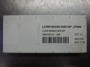 SECO Carbide Inserts QTY10 LCMR1603M0-0300-MP CP500 (LOC1928B) - Picture 1 of 2