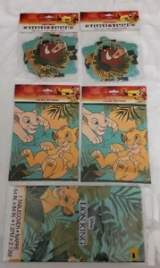 Disney The Lion King Party Lot. 1 Table Cover, 2 Hanging Banners, 16 Loot Bags  - Picture 1 of 4