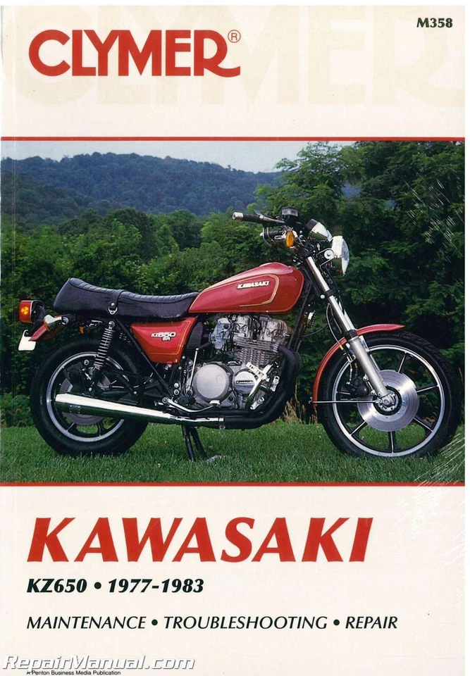 Manual de reparación de moto Kawasaki KZ650 1977-1983 Clymer: M358 Foto 1 de 1