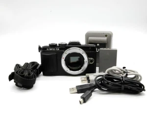 Olympus PEN Lite E-PL7 Black Digital Camera Tested -Yellowing on Screen - Picture 1 of 6