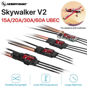 Hobbywing Skywalker 40A 50A 80A 100A V2 Brushless Regler BEC für RC Fixed Wing - Bild 1 von 20