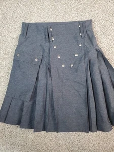 Utilikilts Studded Dark Grey Kilt Men’s Size 32” Waist Made In USA - Picture 1 of 9