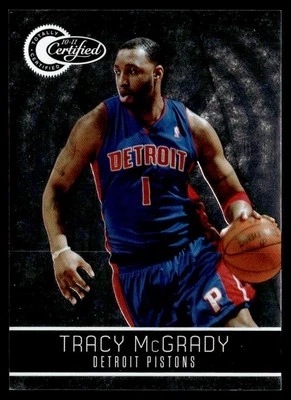 2010  Panini Totally Certified #103 Tracy McGrady /1849  Pistons - Image 1 of 2