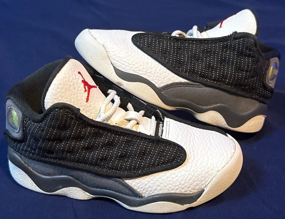 Air Jordan 13s Negro Pedernal Niños Niño 9c 414581-060 Foto 1 de 4