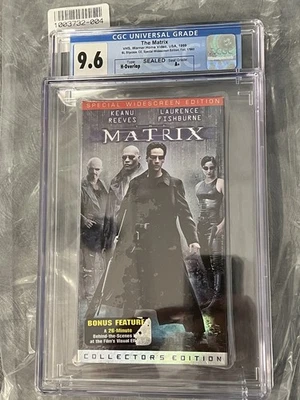 The Matrix VHS Graded CGC 9.6 A+ Seal Special Widescreen Collector's Edition - Image 1 of 4