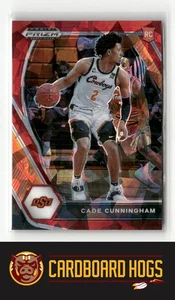 2021 Prizm Draft Picks #1 Cade Cunningham Oklahoma State Red Ice Prizm RC Rookie - Picture 1 of 2