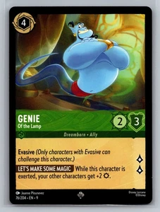 Genie - Of the Lamp 76/204 Disney Lorcana Super Rare NM - Picture 1 of 2