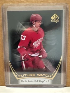 2021-22 Sp Authentic #135 Black Future Watch SSP Moritz Seider Rc Red Wings - Picture 1 of 2