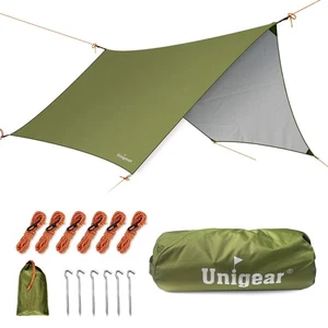 Unigear Sechseck Hängematte Rain Fly, 15x14FT/12x10FT Multifunktional Wasserdicht C... - Bild 1 von 7
