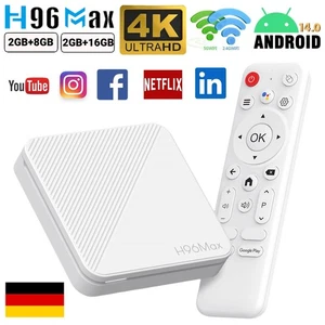 Smart TV BOX 2025 Android 14.0 2 GB 16 GB WIFI6 reproductor multimedia de red cuatro núcleos - Imagen 1 de 27