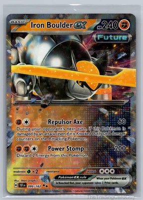 Iron Boulder ex 099/162 SV05: Temporal Forces Holo Double Rare NM - Image 1 of 4