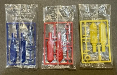 Juego de 3 coches de juguete premium vintage de los años 80 Kellogg’s Cereal Jet Racer Foto 1 de 4