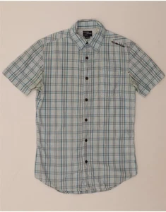 ENERGIE Mens Shirt Medium Blue Check BJ15 - Picture 1 of 3