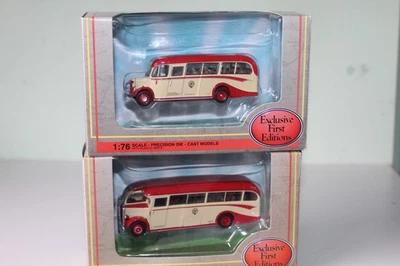 TWO EFE 1:76 WALLACE ARNOLD COACHES - BEDFORD OB & LEYLAND TIGER CUB 20131 26804 - Image 1 of 4