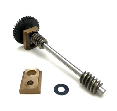 Original American Flyer Baldwin Parts -Worm Shaft, Gears, Bearings & Washers - Image 1 of 4
