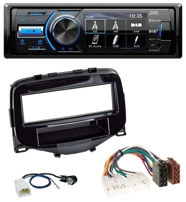 JVC Bluetooth MP3 USB DAB Autoradio für Toyota Aygo (2014-2021) - Bild 1 von 4