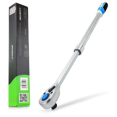 Teleskopratsche Ratschenschlüssel Knarre 1/2" 46-60cm ausziehbar 768Nm Torque - Bild 1 von 4