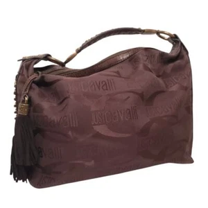 Roberto Cavalli VTG Authentic Signature Logo with Hand-Woven & Tassel Handbag - Picture 1 of 10