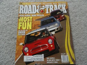 2003 Chrysler PT Cruiser Turbo , 2002 Mini Cooper S, 2002 VW New Beetle Magazine - Picture 1 of 1