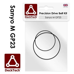 DeckTech™ Replacement Belts for Sanyo M GP23 MGP23 MGP-23 Drive Belt Kit - Picture 1 of 3